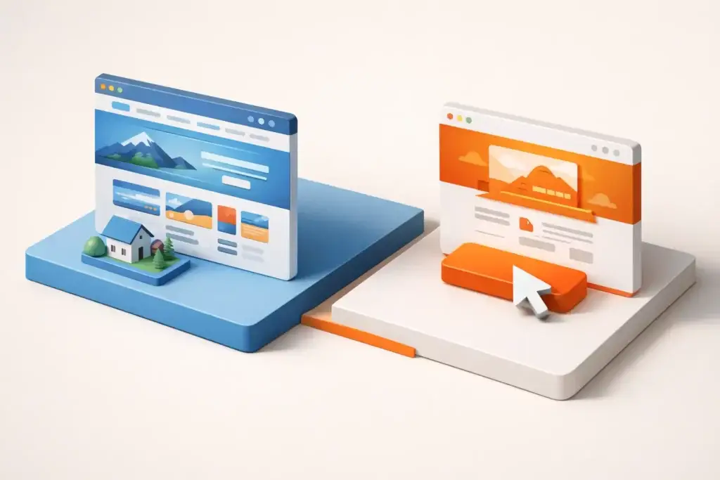 Homepage oder Landingpage - der Unterschied